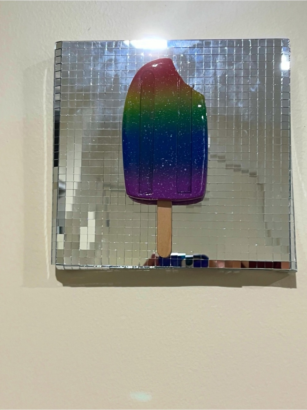 Rainbow Popsicle Wall Art - Colorful Popsicle Canvas